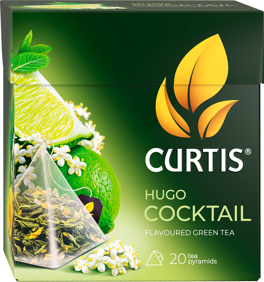Чай зеленый CURTIS Hugo Cocktail, 20х1,8г, предпросмотр
