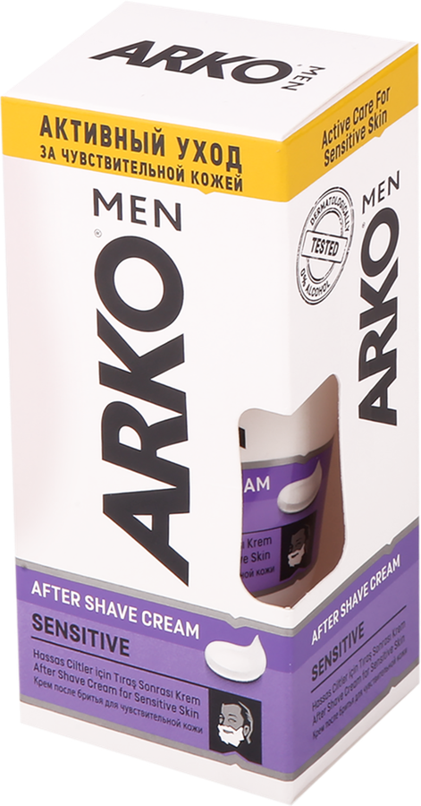 Крем после бритья ARKO Men Sensitive, 50мл, предпросмотр