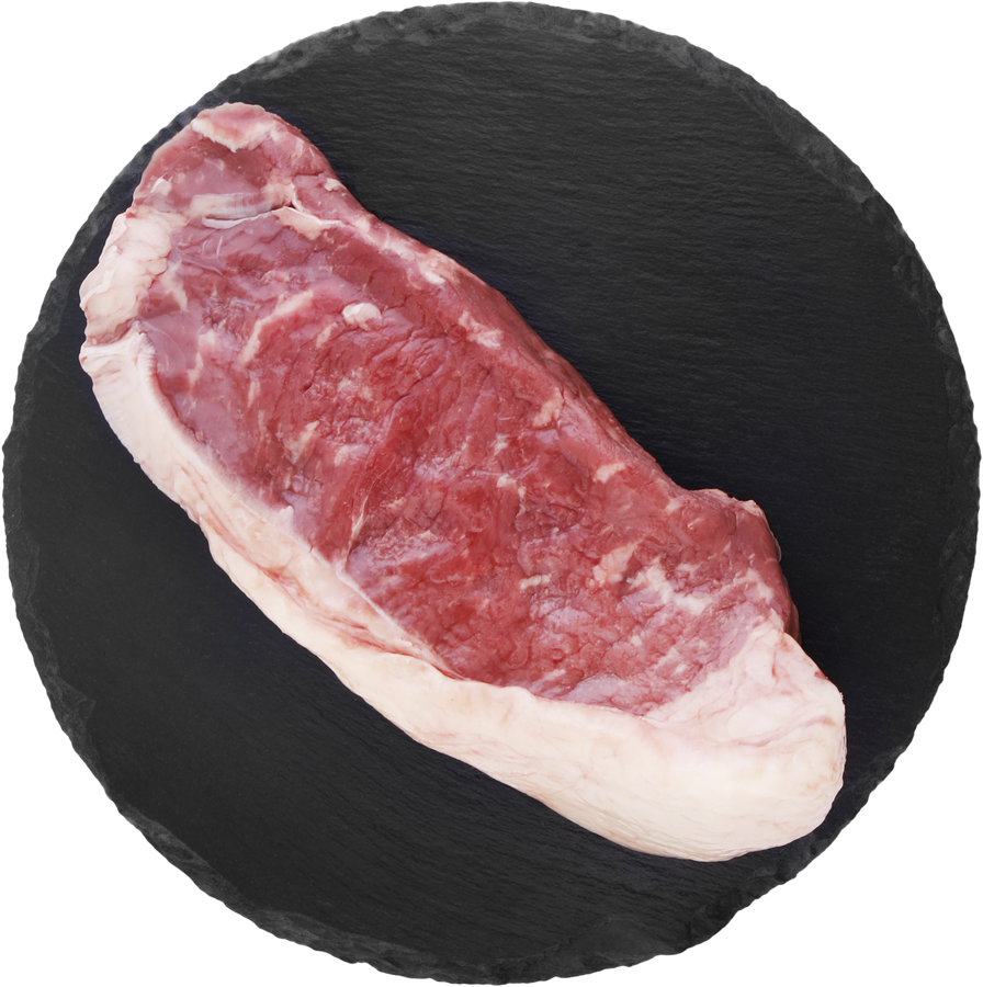 Стейк из мраморной говядины МИРАТОРГ Стриплойн Black Angus, 320г, предпросмотр