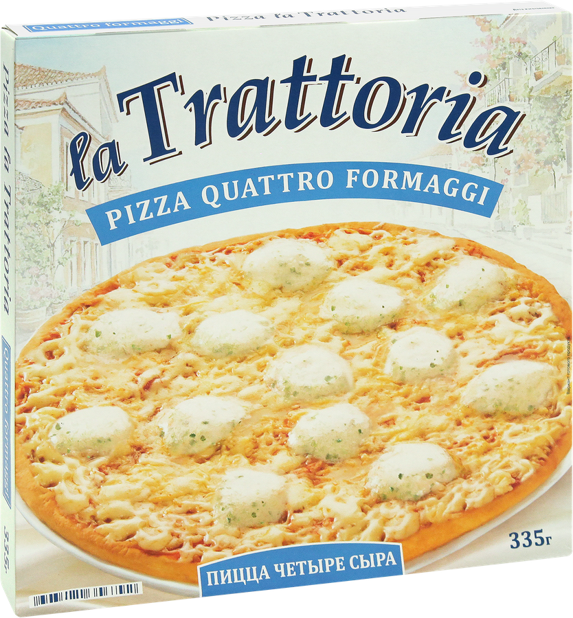 Пицца LA TRATTORIA 4 сыра, 335г, превью