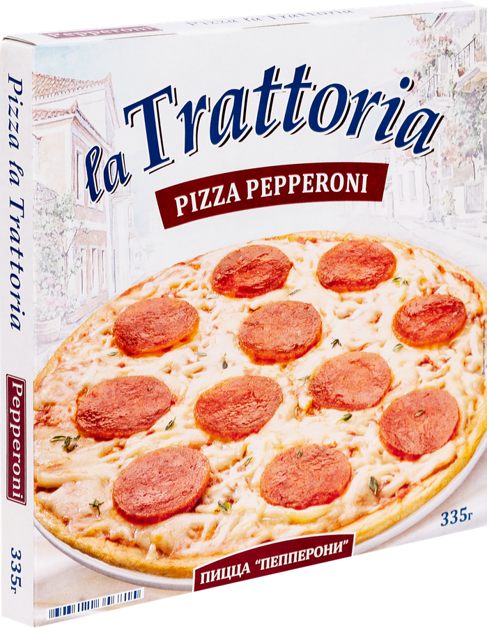 Пицца LA TRATTORIA Пепперони, 335г, предпросмотр