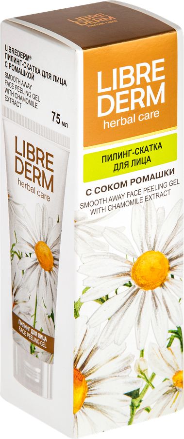 Пилинг-скатка для лица LIBREDERM Herbal Care, с ромашкой, 75мл, превью