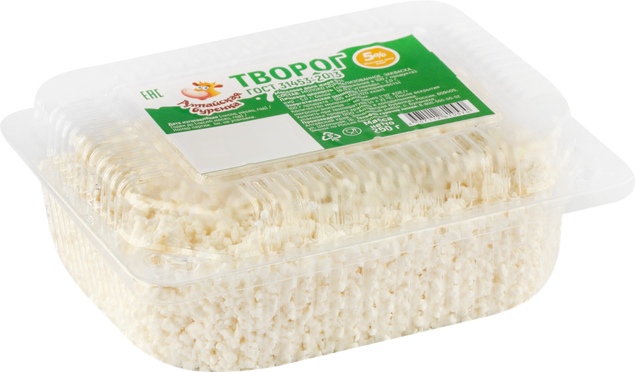 Творог АЛТАЙСКАЯ БУРЕНКА 5%, без змж, 250г, предпросмотр
