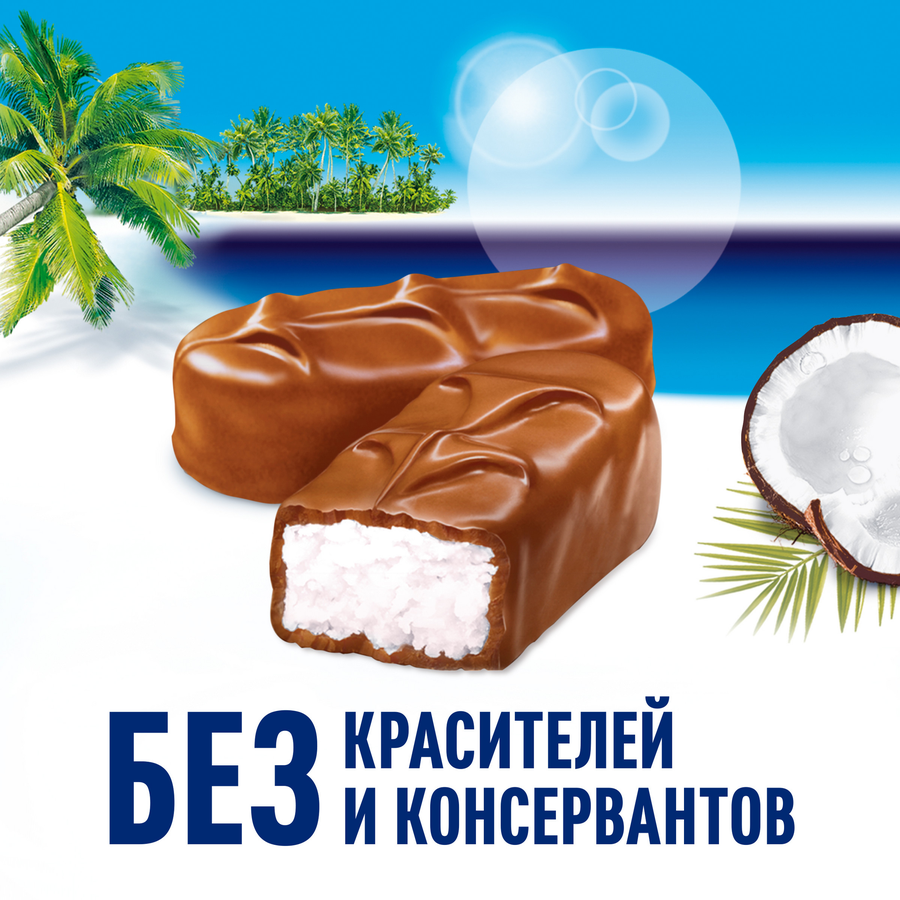Конфеты шоколадные BOUNTY с нежной мякотью кокоса, весовые, превью