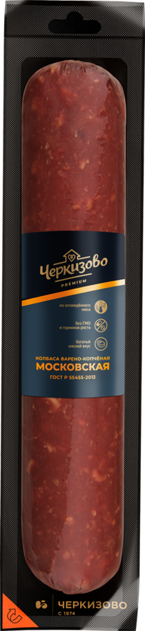Колбаса варено-копченая ЧЕРКИЗОВО ПРЕМИУМ Московская ГОСТ, весовая, превью