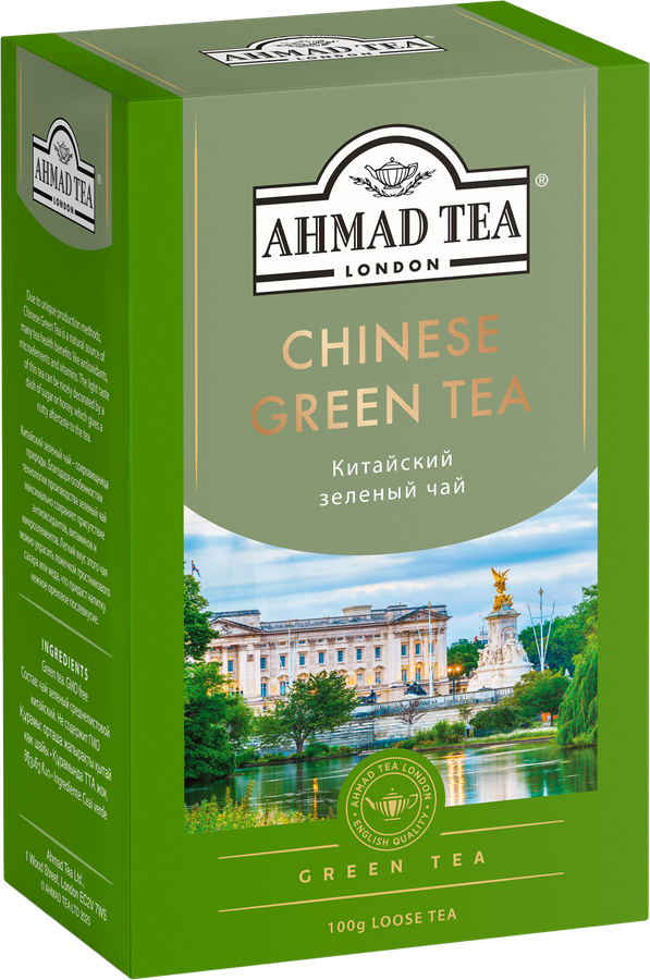Чай зеленый AHMAD TEA Китайский листовой, 100г, превью