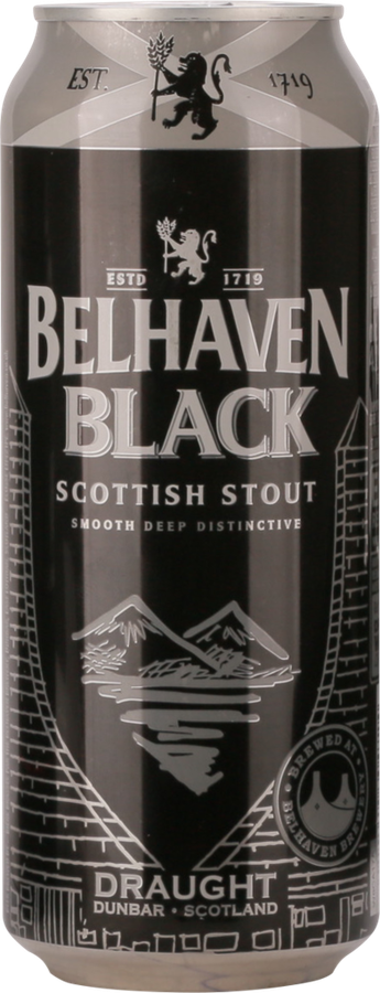 Пиво темное BELHAVEN Black scottish stout фильтрованное пастеризованное, 4,2%, ж/б, 0.44л, предпросмотр