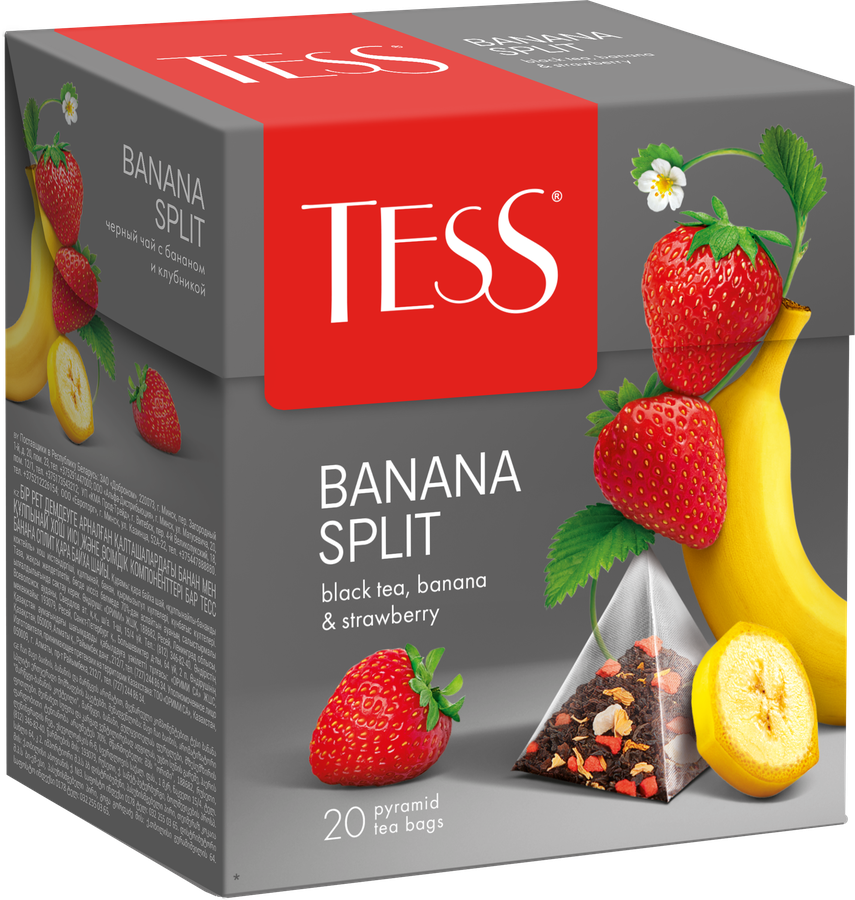 Чай черный TESS Banana Split, 20пир, превью