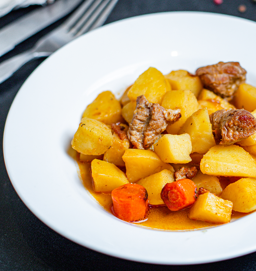 Картофель томленый НАТУРБУФЕТ с мясом и овощами, 250г, предпросмотр