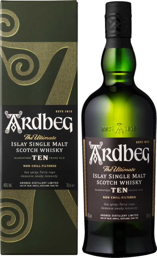 Виски ARDBEG Ардбег Шотландский односолодовый 10 лет, 46%, п/у, 0.7л, предпросмотр