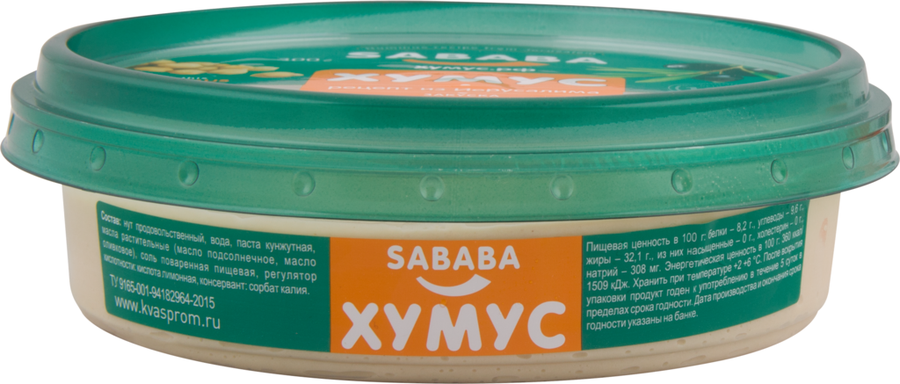 Хумус SABABA Рецепт из Иерусалима, 300г, превью