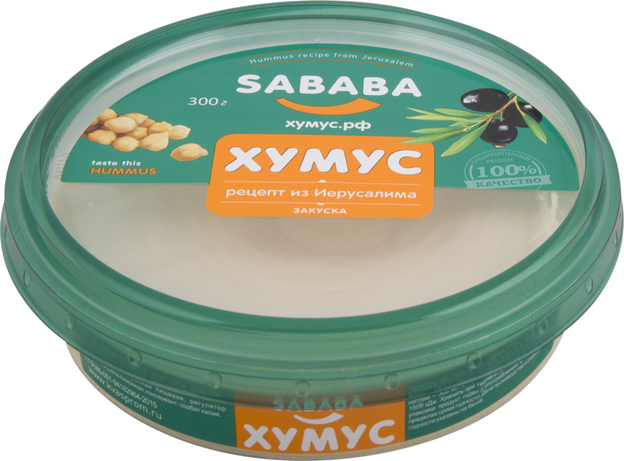 Хумус SABABA Рецепт из Иерусалима, 300г, предпросмотр