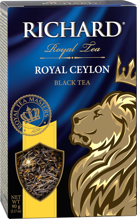 Чай черный RICHARD Royal Ceylon Цейлонский листовой, 90г, превью