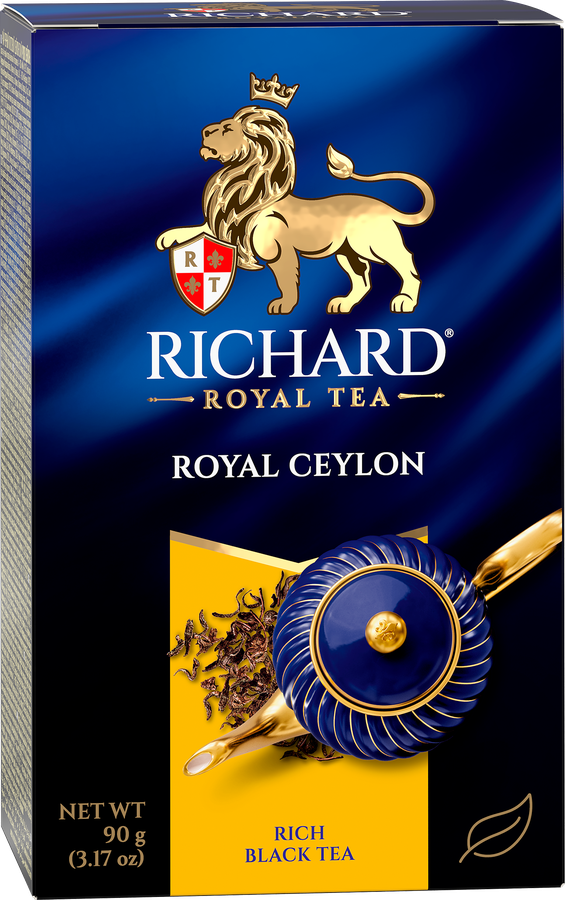Чай черный RICHARD Royal Ceylon Цейлонский листовой, 90г, превью