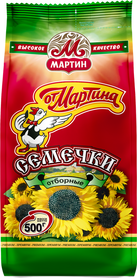 Семечки ОТ МАРТИНА отборные, 500г, предпросмотр