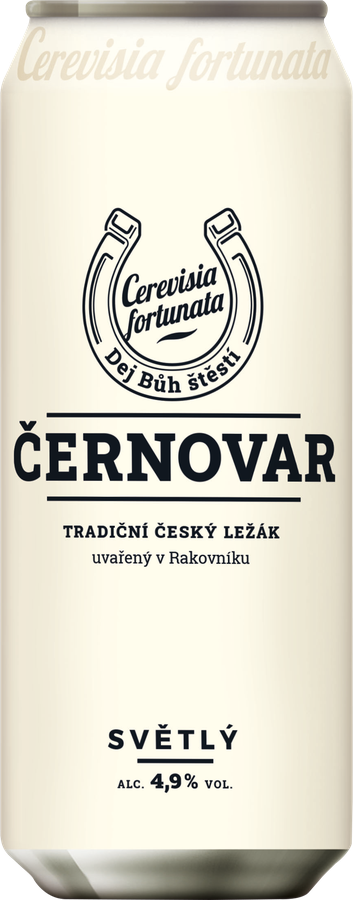 Пиво светлое CERNOVAR Классическое фильтрованное пастеризованное 4,9%, 0.5л, превью