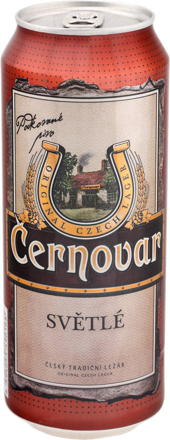 Пиво светлое CERNOVAR Классическое фильтрованное пастеризованное 4,9%, 0.5л, предпросмотр