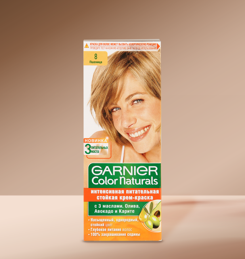 Краска для волос COLOR NATURALS 8 Пшеница, 110мл, превью