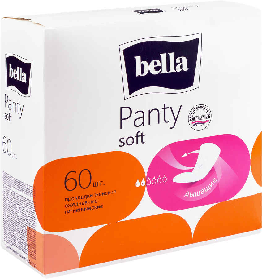 Прокладки ежедневные BELLA Panty Soft, 60шт, превью
