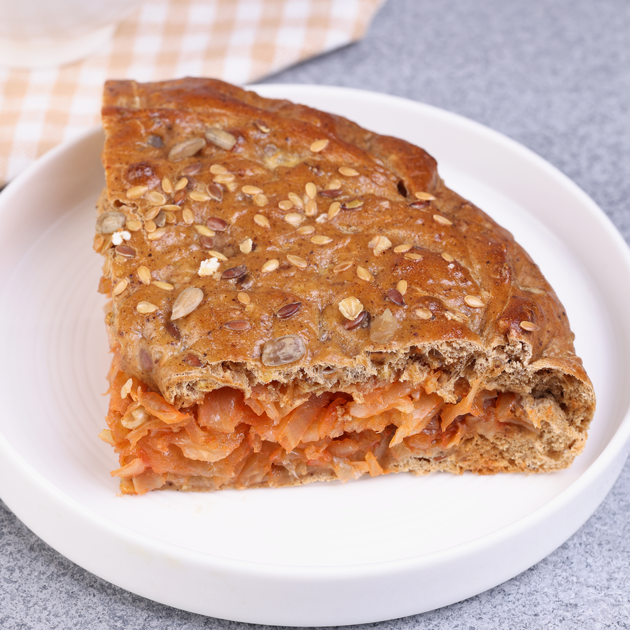 Пирог зерновой ЛЕНТА FRESH с капустой, постный, весовой, превью