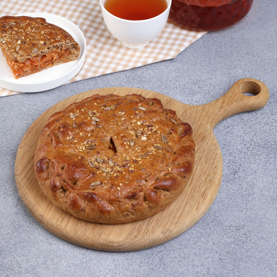 Пирог зерновой ЛЕНТА FRESH с капустой, постный, весовой, превью