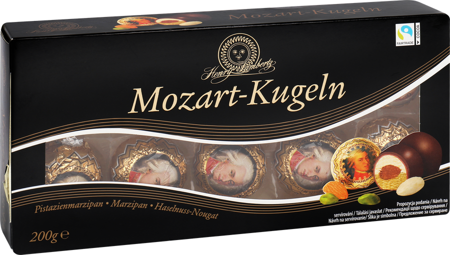Набор конфет LAMBERTZ Mozartkugeln марципан, 200г, предпросмотр
