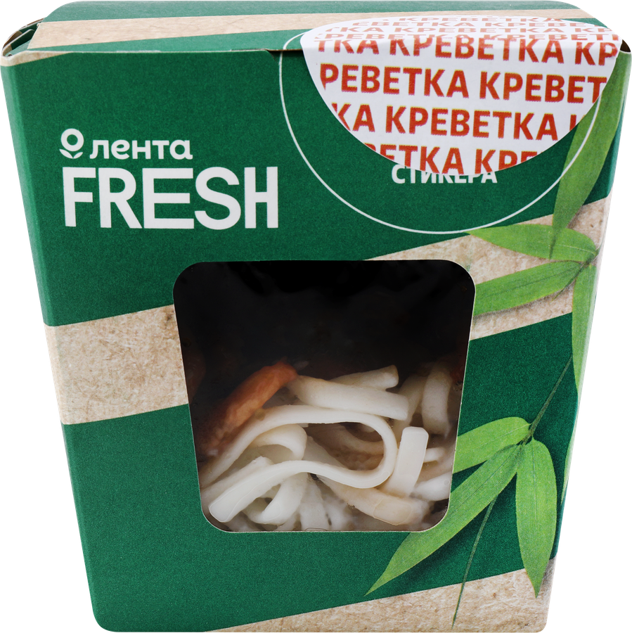 Удон ЛЕНТА FRESH с креветкой в устричном соусе, 240г, превью