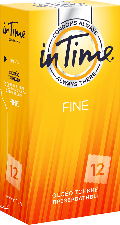 Презервативы IN TIME №12 Fine Особо тонкие, 12шт, предпросмотр