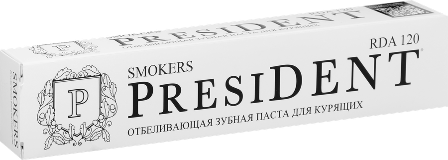 Зубная паста PRESIDENT Smokers, 75мл, превью
