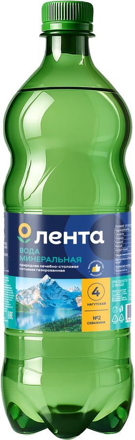 Вода минеральная ЛЕНТА №17 Родной Бюветъ лечебная газированная, 1.5л, предпросмотр