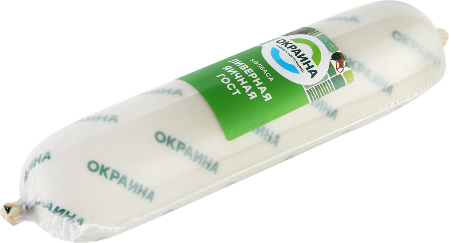 Колбаса ливерная ОКРАИНА яичная, категория А, 400г, превью