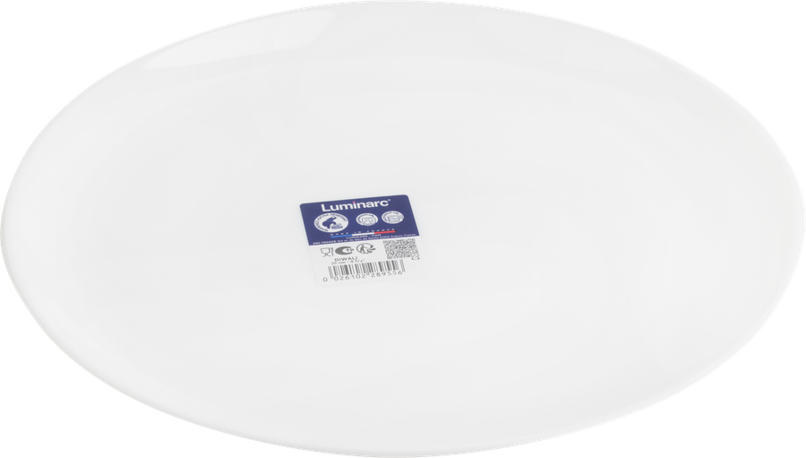 Тарелка обеденная LUMINARC Diwali White 25см, стекло, в ассортименте, предпросмотр