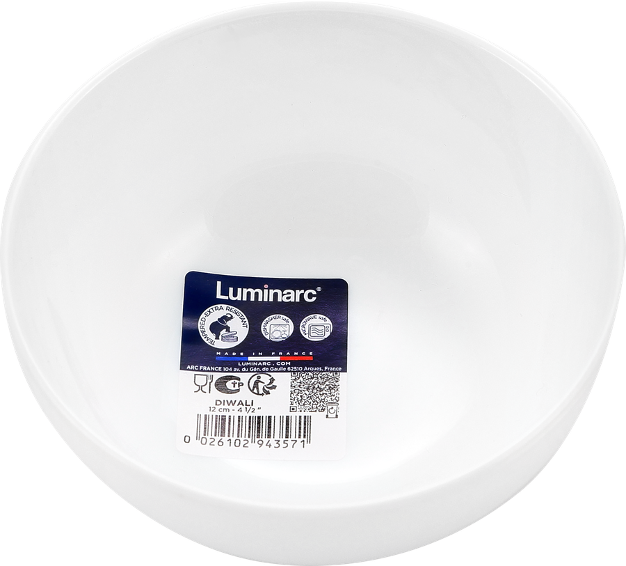 Салатник LUMINARC Diwali White 12,5см, стекло Арт. К9944/Л8495/D7361, превью