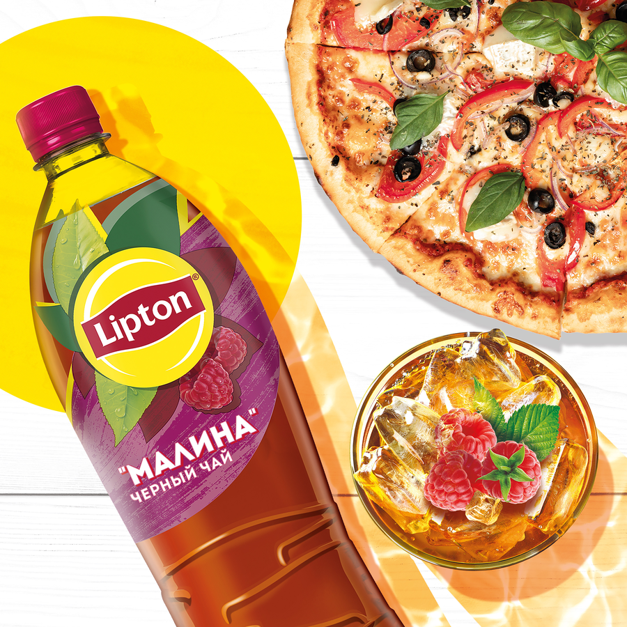 Напиток LIPTON Холодный чай со вкусом малины, 1л, предпросмотр