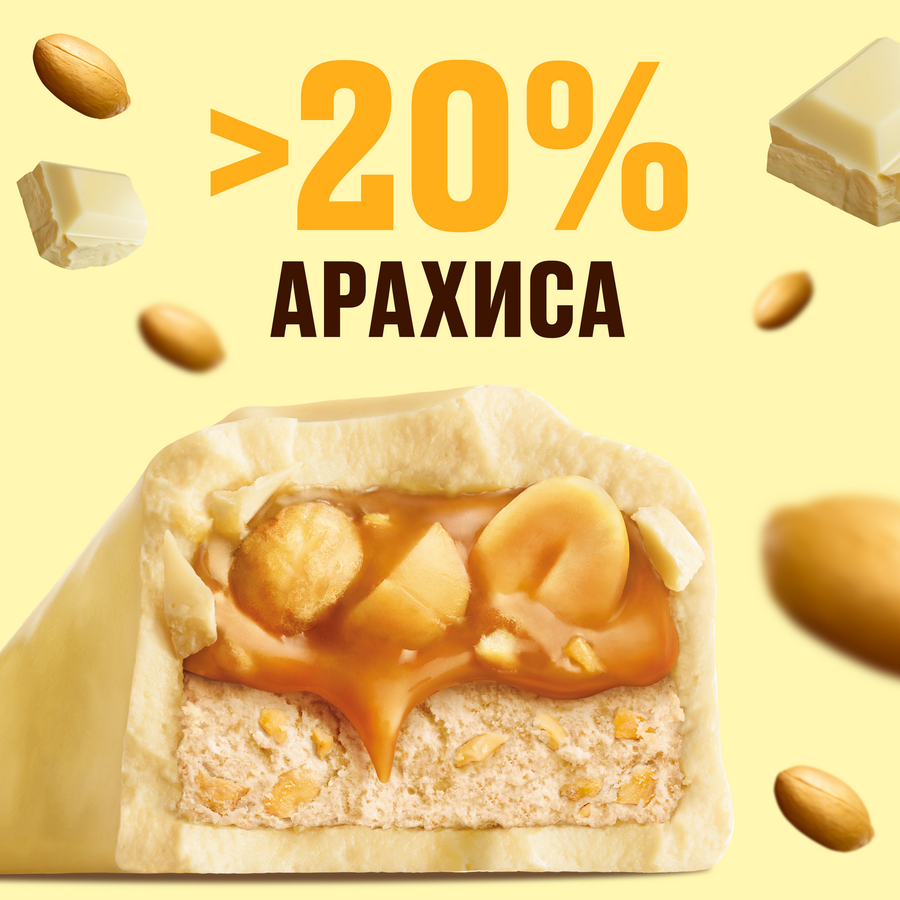 Батончик шоколадный SNICKERS White, 81г, превью