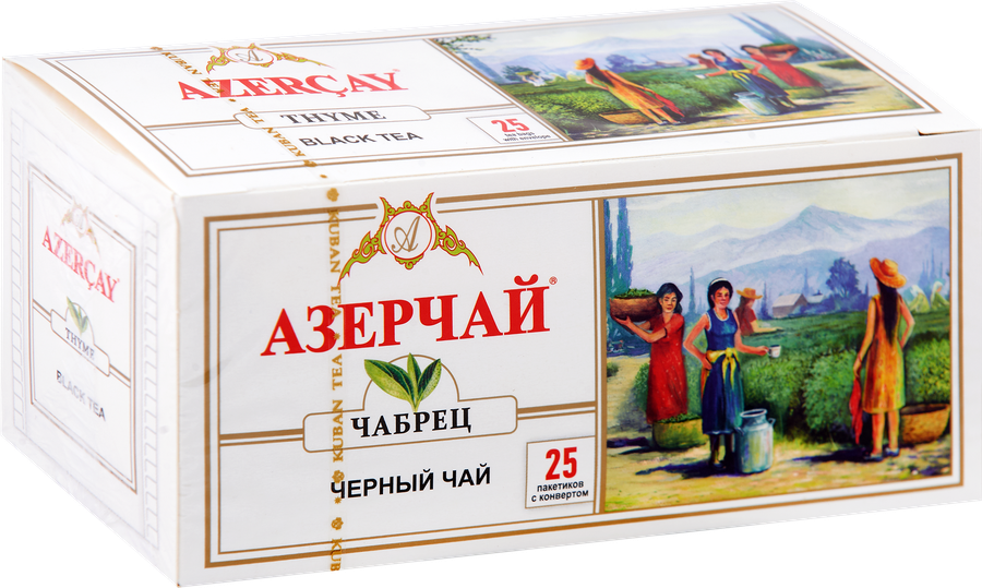 Чай черный АЗЕРЧАЙ с чабрецом байховый, 25пак, предпросмотр