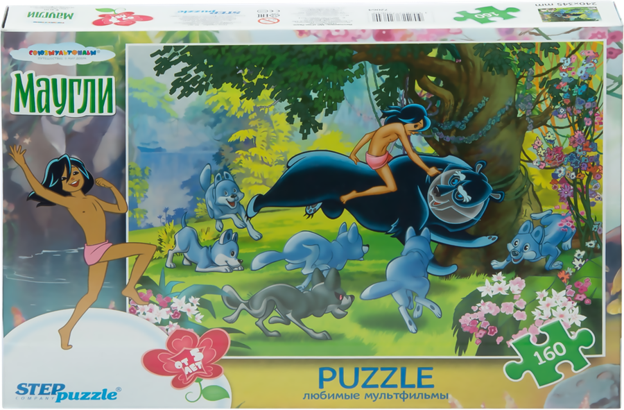 Пазл STEP PUZZLE 160 элементов, в ассортименте, превью