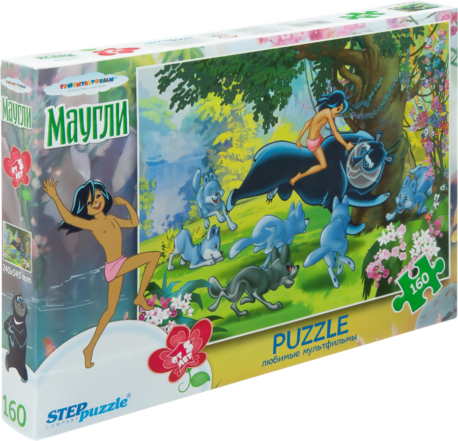 Пазл STEP PUZZLE 160 элементов, в ассортименте, предпросмотр