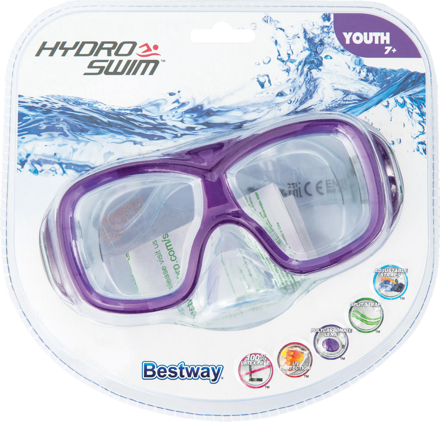 Маска для ныряния BESTWAY Hydro-Swim, с 7 лет, Арт. 22039, предпросмотр