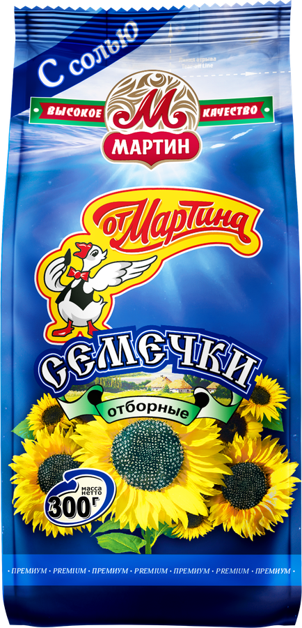 Семечки ОТ МАРТИНА с морской солью, 300г, превью