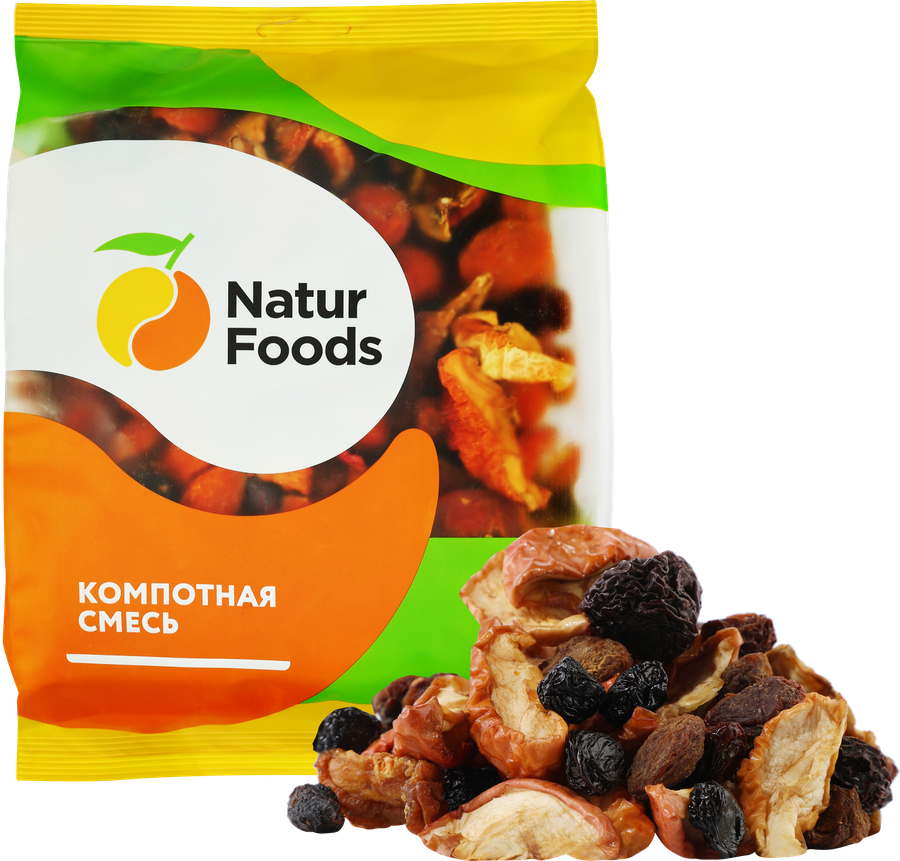 Смесь компотная NATURFOODS ассорти, 700г, предпросмотр