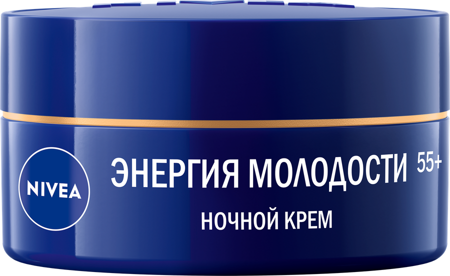 Крем ночной для лица NIVEA Энергия Молодости 55+, 50мл, превью