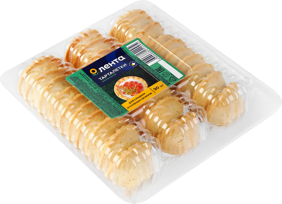Тарталетки ЛЕНТА маленькие, 220г, превью