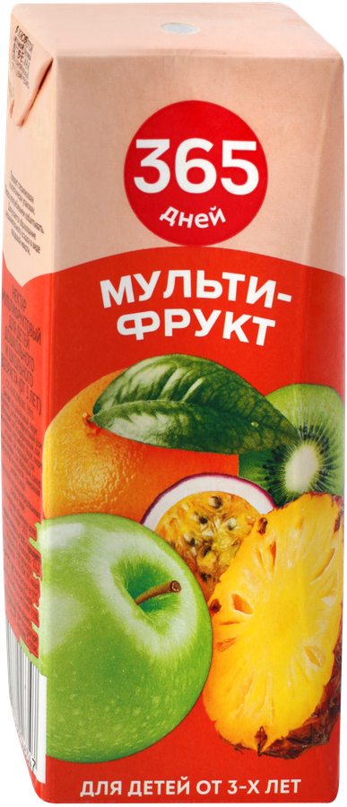 Нектар 365 ДНЕЙ Мультифрукт, 0.2л, предпросмотр