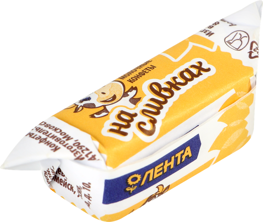 Конфеты молочные ЛЕНТА Сливочный каприз на сливках, 600г, превью