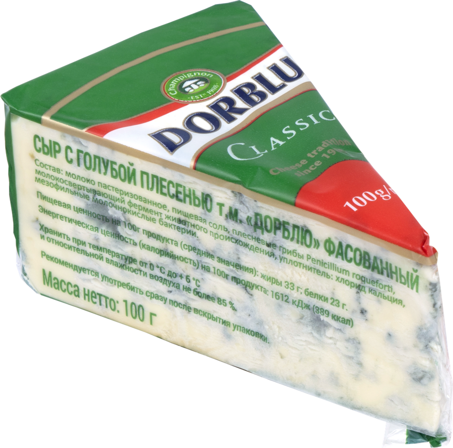 Сыр DORBLU с голубой плесенью 50%, без змж, 100г, превью