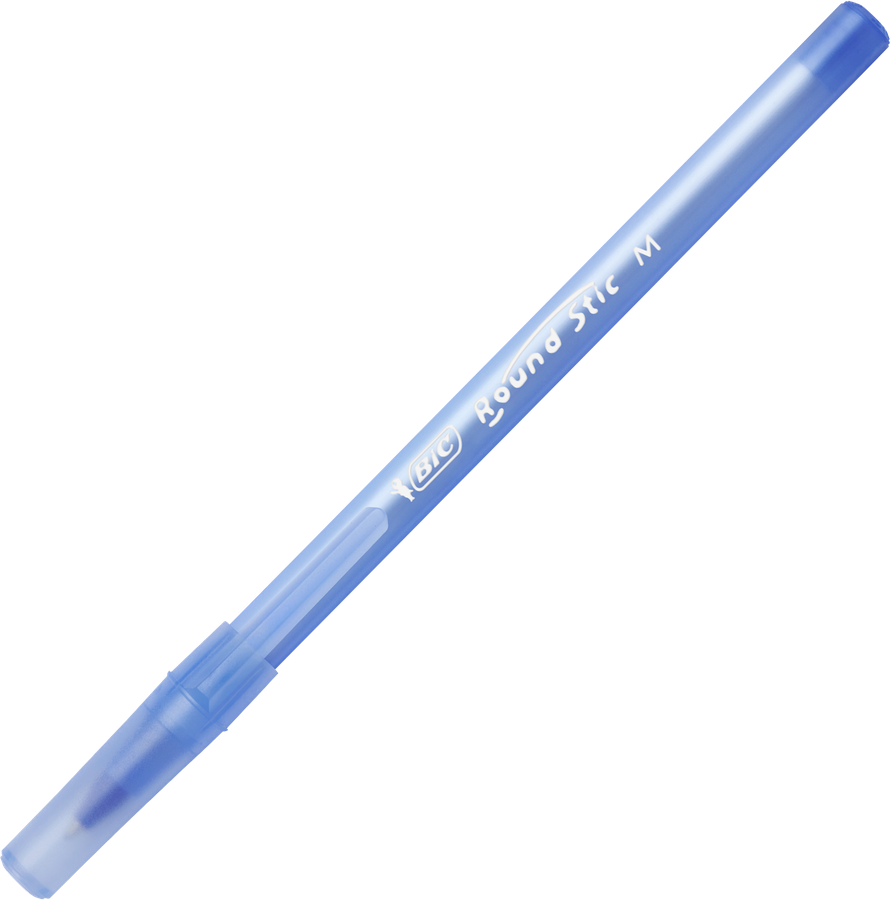 Набор шариковых ручек BIC Round Stic Classic, синий, 4шт, предпросмотр
