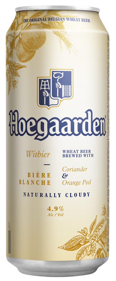 Напиток пивной HOEGAARDEN Wit blanche белое нефильтрованный 
пастеризованный осветленный 4,9%, 0.45л, предпросмотр