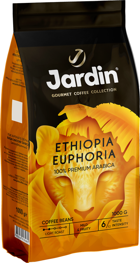 Кофе зерновой JARDIN Ethiopia Euphoria жареный, 1кг, предпросмотр