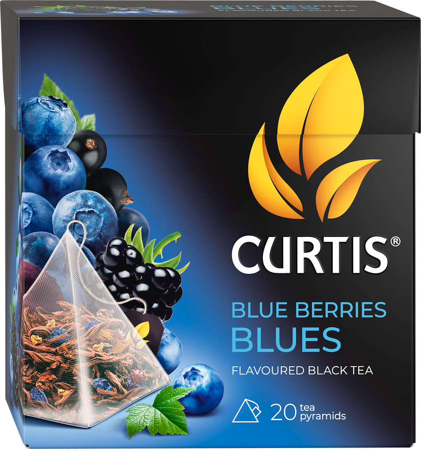 Чай черный CURTIS Ягодный Блюз с ароматом ягод, 20пак, превью